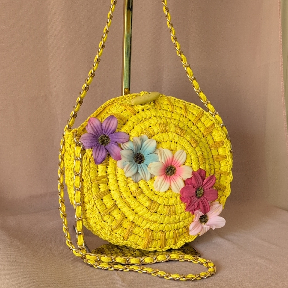 INC Rattan Canteen Bag
